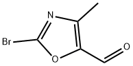 2-bromo-4-methyloxazole-5-carbaldehyde Struktur