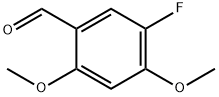 5-fluoro-2,4-dimethoxybenzaldehyde Struktur