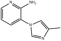 2-AMINO-3-(4-METHYLIMIDAZOL-1-YL)PYRIDINE Struktur