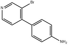 3-Bromo-4-(4-aminophenyl)pyridine Struktur