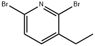 2,6-Dibromo-3-ethylpyridine Struktur