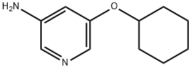 3-AMINO-5-(CYCLOHEXYLOXY)PYRIDINE Struktur