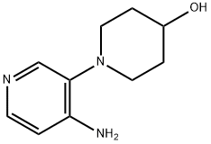 1-(4-AMINOPYRIDIN-3-YL)PIPERIDIN-4-OL Struktur