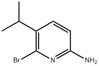 2-Amino-5-(iso-propyl)-6-bromopyridine Struktur