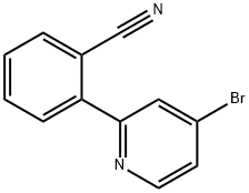 4-Bromo-2-(2-cyanophenyl)pyridine Struktur