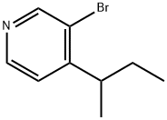 3-Bromo-4-(sec-butyl)pyridine Struktur