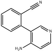 2-(4-AMINOPYRIDIN-3-YL)BENZONITRILE Struktur