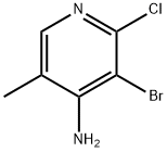 4-Amino-2-chloro-3-bromo-5-methylpyridine Struktur