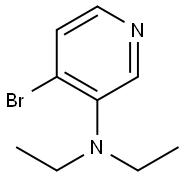 4-Bromo-3-(diethylamino)pyridine Struktur