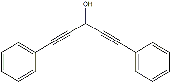 1,5-diphenylpenta-1,4-diyn-3-ol Struktur