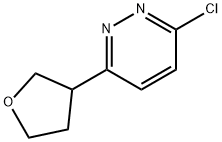 3-chloro-6-(tetrahydrofuran-3-yl)pyridazine Struktur