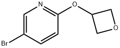 5-Bromo-2-(oxetan-3-yloxy)-pyridine Struktur