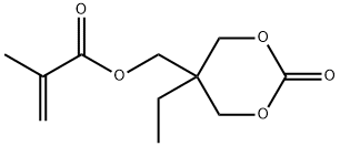 2-PROPENOIC ACID, 2-METHYL-, (5-ETHYL-2-OXO-1,3-DIOXAN-5-YL)METHYL ESTER Struktur