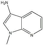 1-methyl-1H-pyrrolo[2,3-b]pyridin-3-amine Struktur