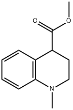 methyl 1-methyl-1,2,3,4-tetrahydroquinoline-4-carboxylate Struktur