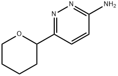 3-AMINO-6-(2-TETRAHYDROPYRANYL)PYRIDAZINE Struktur