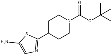 5-AMINO-2-(N-BOC-PIPERIDIN-4-YL)THIAZOLE Struktur