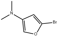 2-Bromo-4-(dimethylamino)furan Struktur