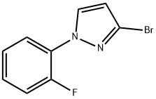 3-Bromo-1-(2-fluorophenyl)pyrazole Struktur