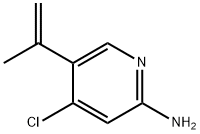 2-AMINO-4-CHLORO-5-(1-METHYLETHENYL)PYRIDINE Struktur