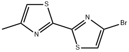 4-Bromo-4'-methyl-2,2'-bithiazole Struktur