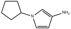 1-(Cyclopentyl)-1H-pyrrol-3-amine Struktur