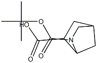 endo-2-[(tert-butoxy)carbonyl]-2-azabicyclo[2.2.1]heptane-6-carboxylic acid Struktur