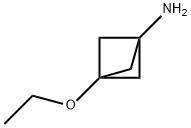 3-ethoxybicyclo[1.1.1]pentan-1-amine Struktur