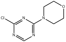 2-Chloro-4-(morpholino)-1,3,5-triazine Struktur