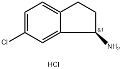 (1R)-6-CHLORO-2,3-DIHYDRO-1H-INDEN-1-AMINE HYDROCHLORIDE Struktur