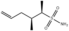 (2R,3S) 5-hexene-2-sulfonamide, 3-methyl Struktur