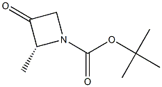 tert-butyl (2R)-2-methyl-3-oxoazetidine-1-carboxylate Struktur