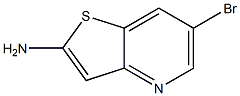 6-bromothieno[3,2-b]pyridin-2-amine Struktur