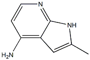 2-methyl-1H-pyrrolo[2,3-b]pyridin-4-amine Struktur