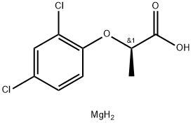 Magnesium bis((R)-2-(2,4-dichlorophenoxy)propionate) Struktur