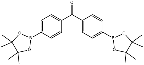 Methanone, bis[4-(4,4,5,5-tetramethyl-1,3,2-dioxaborolan-2-yl)phenyl]- Struktur