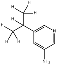 3-Amino-5-(iso-propyl-d7)-pyridine Struktur