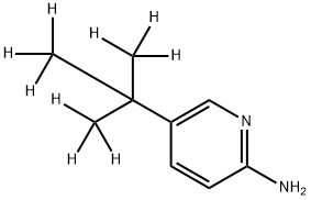 2-Amino-5-(tert-butyl-d9)-pyridine Struktur