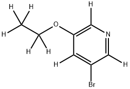 3-Bromo-5-ethoxypyridine-d8 Struktur