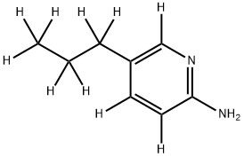 2-Amino-5-(n-propyl)pyridine-d10 Struktur