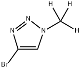 4-Bromo-1-(methyl-d3)-1,2,3-triazole Struktur