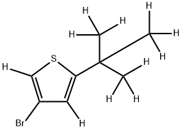 3-Bromo-5-(tert-butyl)thiophene-d11 Struktur