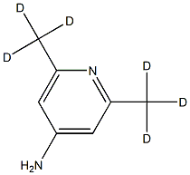 2,6-bis(methyl-d3)pyridin-4-amine Struktur