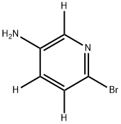 2-Bromo-5-aminopyridine-3,4,6-d3 Struktur