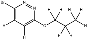 3-Bromo-6-(n-propoxy)pyridazine-d9 Struktur