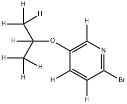 2-Bromo-5-(iso-propoxy)pyridine-d10 Struktur