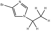 4-Bromo-1-(ethyl-d5)-imidazole Struktur