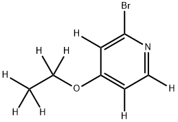 2-Bromo-4-ethoxypyridine-d8 Struktur