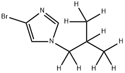 4-Bromo-1-(iso-butyl-d9)-imidazole Struktur