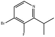 4-Bromo-3-fluoro-2-(iso-propyl)pyridine Struktur